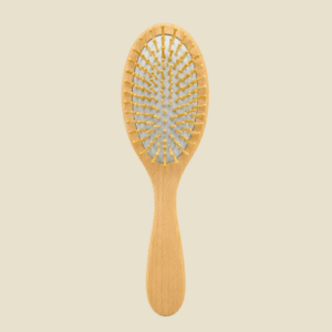 Oval-Shape Wooden Hairbrush